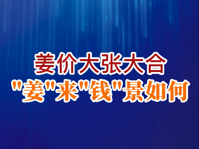 老石说姜：姜价大张大合 “姜”来“钱”景如何？ ()